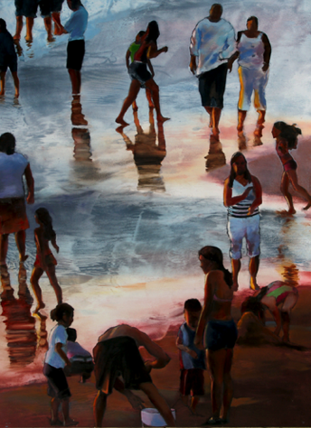 'the moment of sunset'
30 x 22.25
oil on paper on aluminum